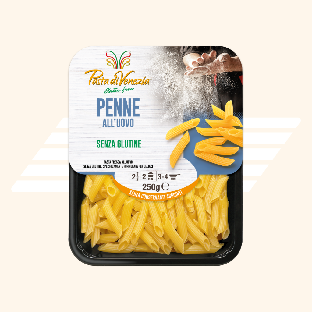 penne fresche all'uovo senza glutine pasta di venezia